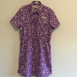 Magellan Outdoors Purple Flower Dress